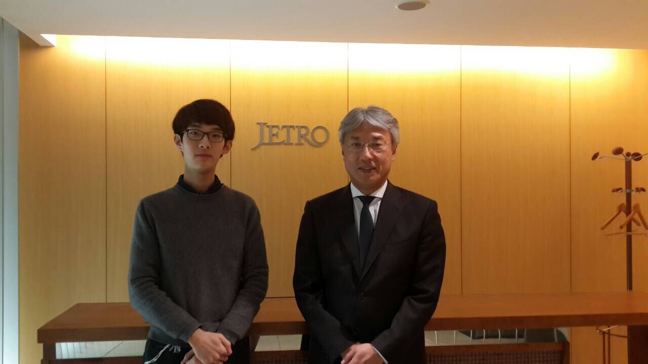 Interview with JETRO Director-General Shigeki Maeda at the JETRO Head Office, Ark Hills.